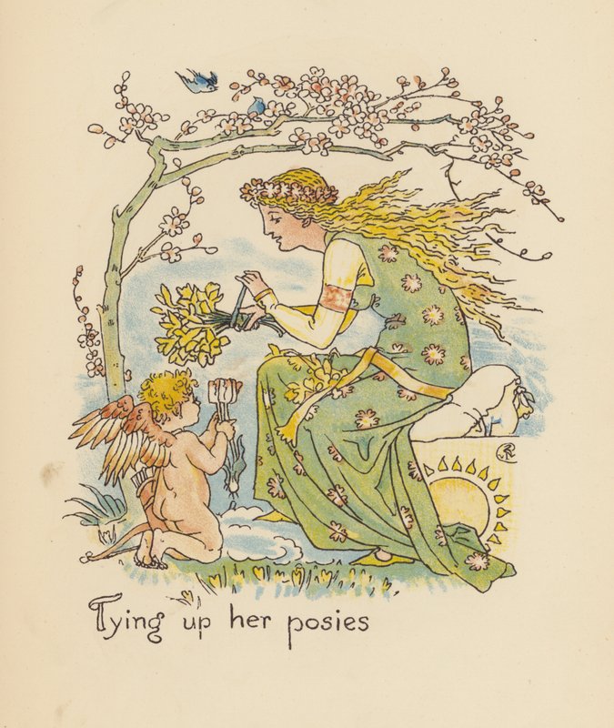 Ilustração para Legends for Lionel de Walter Crane (litografia a cores) de Walter (after) Crane