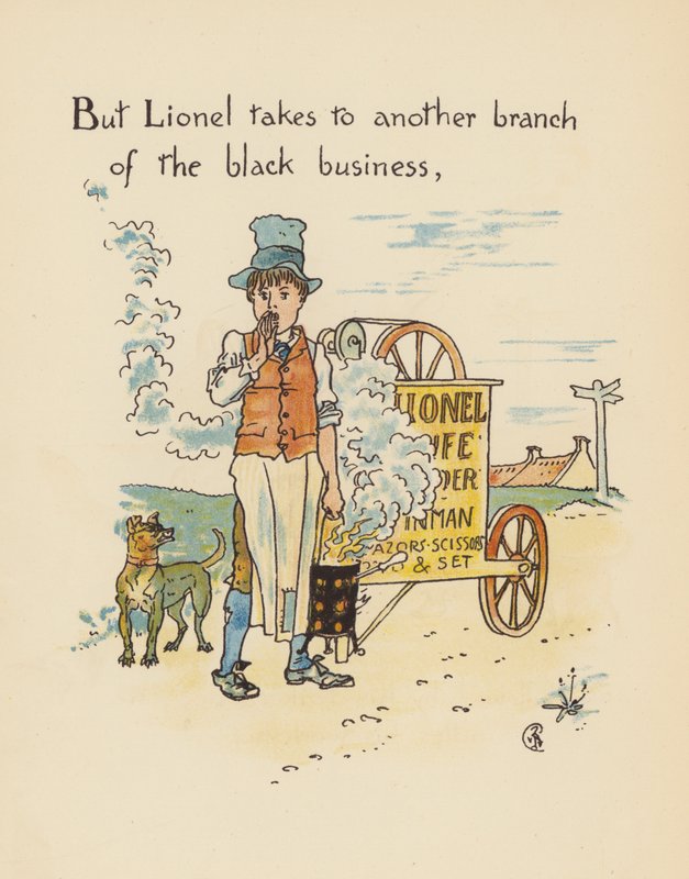Ilustração para Legends for Lionel de Walter Crane (litografia a cores) de Walter (after) Crane