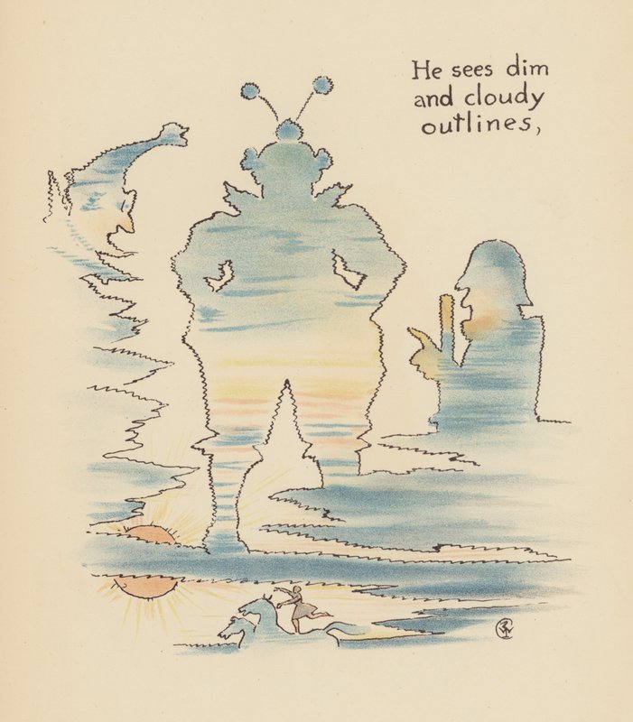 Ilustração para Legends for Lionel de Walter Crane (litografia a cores) de Walter (after) Crane