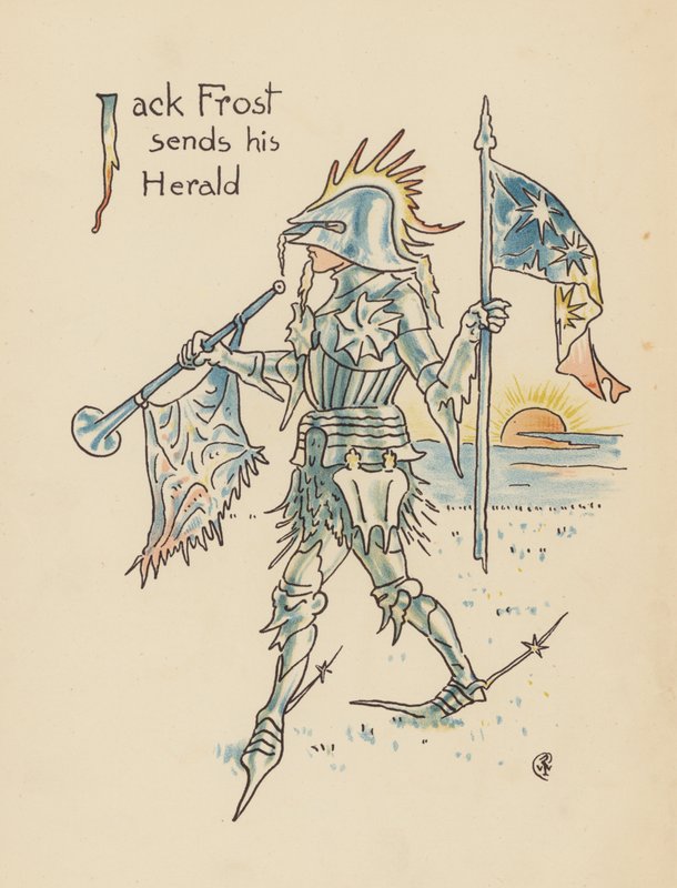 Ilustração para Legends for Lionel de Walter Crane (litografia a cores) de Walter (after) Crane