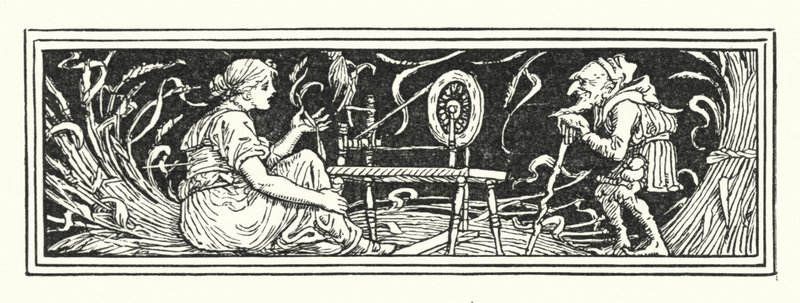 Rumpelstiltskin (gravura) de Walter (after) Crane