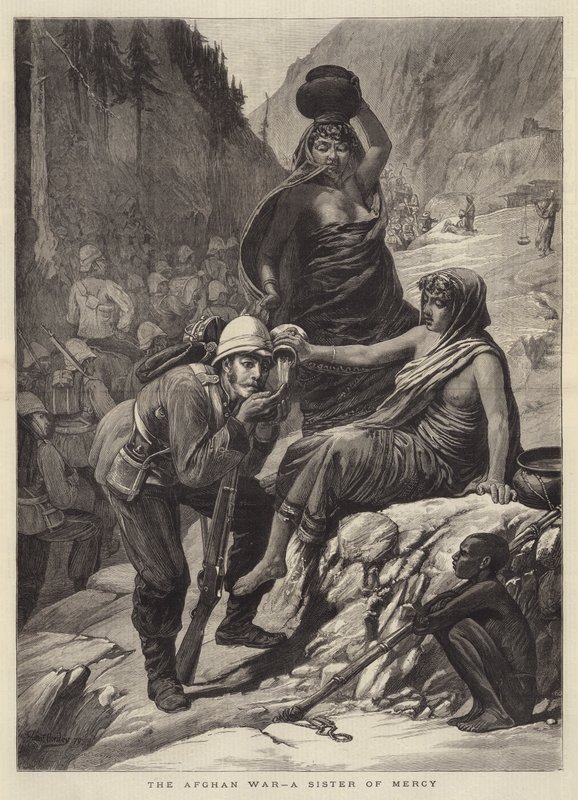 A Guerra Afegã, uma Irmã da Misericórdia de Walter Charles Horsley