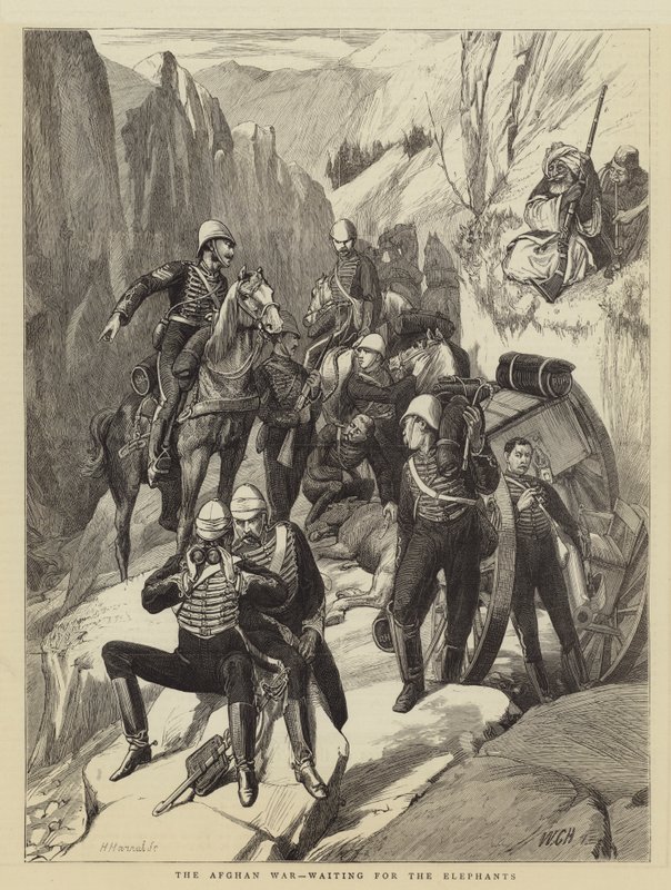 A Guerra do Afeganistão, à espera dos elefantes de Walter Charles Horsley