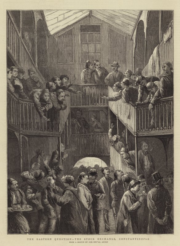 A questão oriental, a bolsa de valores, Constantinopla de Walter Charles Horsley