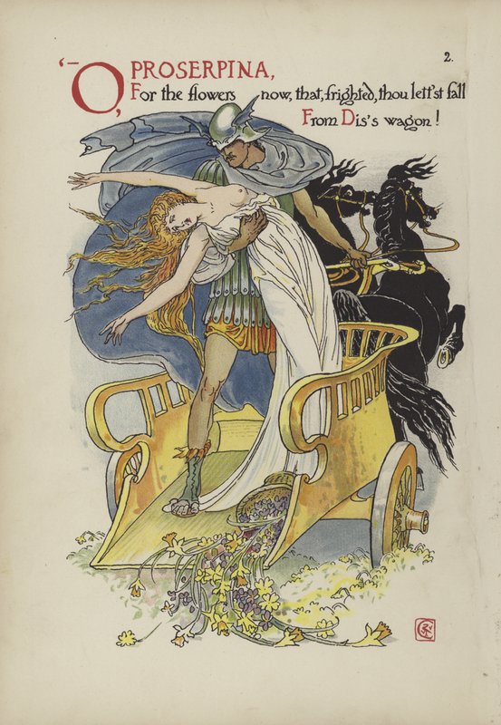 Flores do jardim de Shakespeare de Walter Crane