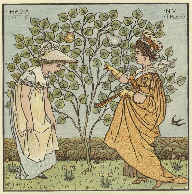 Eu tinha uma pequena árvore de noz de Walter Crane