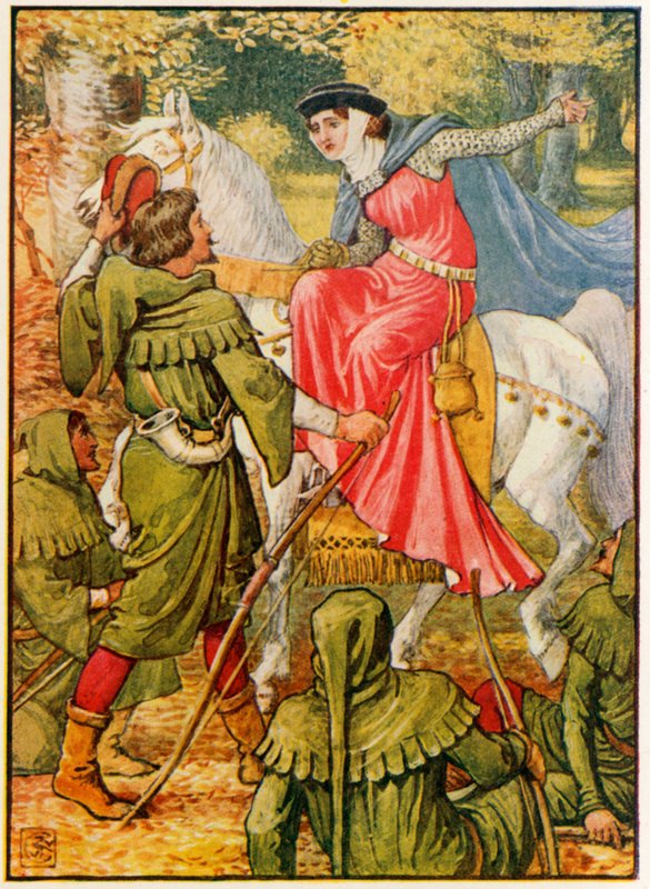 Robin Hood e a Senhora de Walter Crane