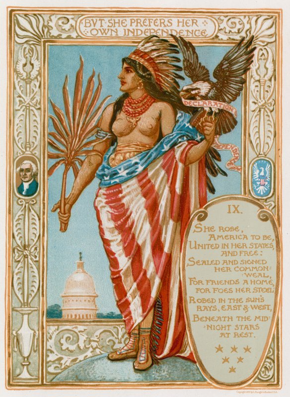 Ela prefere sua independência de Walter Crane