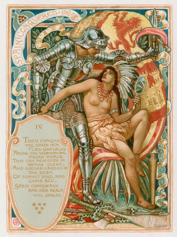 Espanha conquistada de Walter Crane