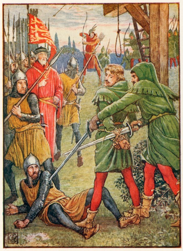 O resgate de Will Stutley de Walter Crane