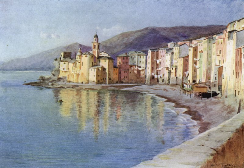 Camogli, Itália (cor litho) de Walter Frederick Roofe Tyndale