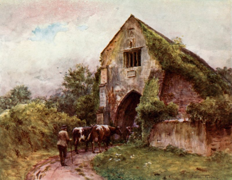 Portão de entrada, Abadia de Cleeve de Walter Frederick Roofe Tyndale