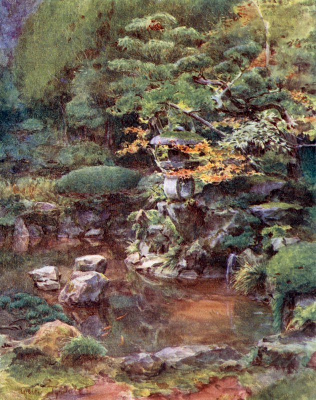 Jardim em Ashinoyu de Walter Frederick Roofe Tyndale