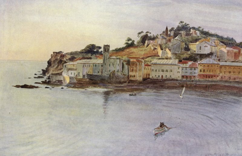 La Penisola, Sestri Levante (cor litho) de Walter Frederick Roofe Tyndale