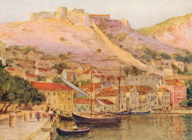 Lesina (litografia a cores) de Walter Frederick Roofe Tyndale