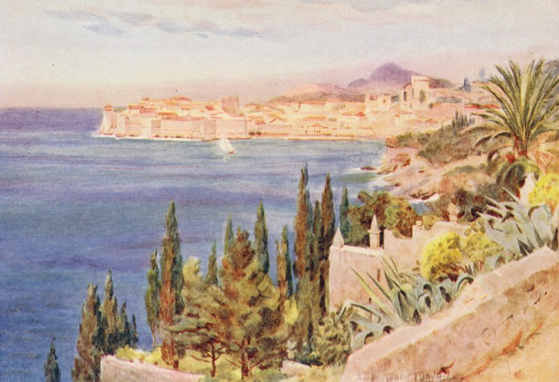 Ragusa (litografia a cores) de Walter Frederick Roofe Tyndale