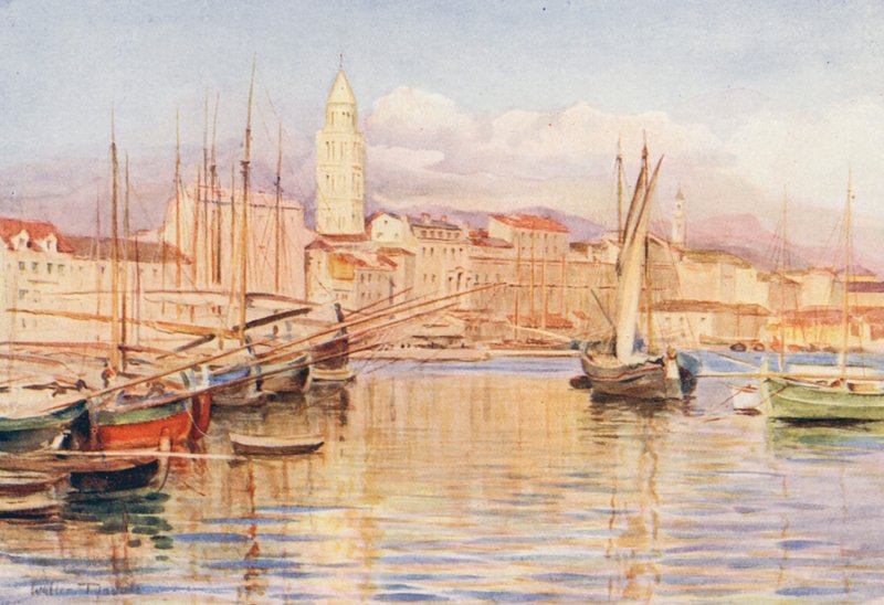Spalato (litografia a cores) de Walter Frederick Roofe Tyndale