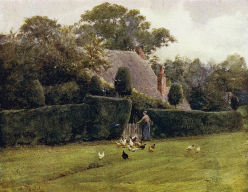 The New Forest: Casa de campo em Emery Down de Walter Frederick Roofe Tyndale