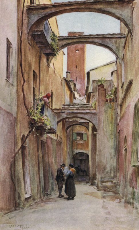 Via Deglio Speddale, Noli, Itália de Walter Frederick Roofe Tyndale