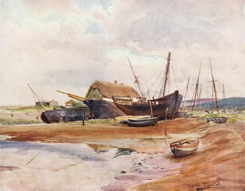 Wessex: Um paraíso de Wessex (litografia a cores) de Walter Frederick Roofe Tyndale