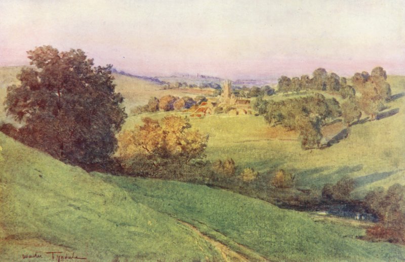 Wessex: Bathford, Somerset (litografia a cores) de Walter Frederick Roofe Tyndale