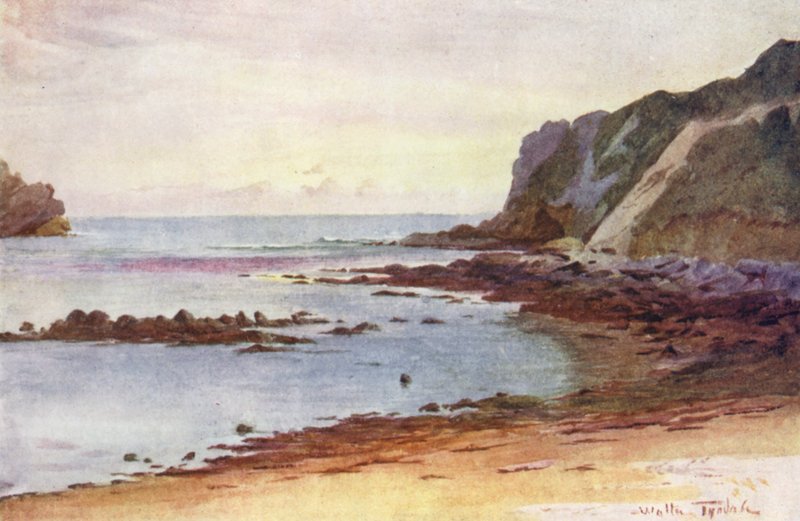 Wessex: Lulworth Cove (litografia a cores) de Walter Frederick Roofe Tyndale