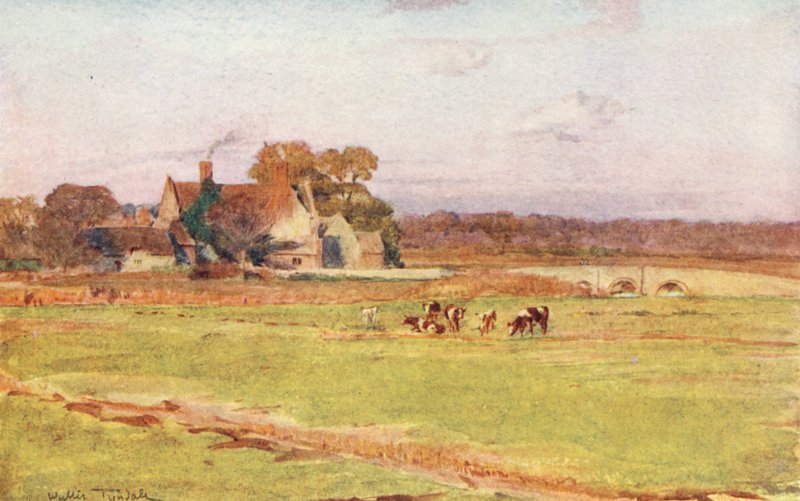 Wessex: Wool Manor House (litografia a cores) de Walter Frederick Roofe Tyndale