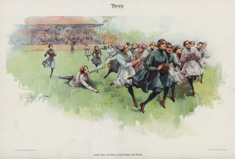 A bola do pé é tão boa forma que você conhece (cor litho) de Walter Granville Smith
