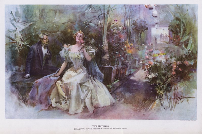 Dois Obstáculos (cor litho) de Walter Granville Smith