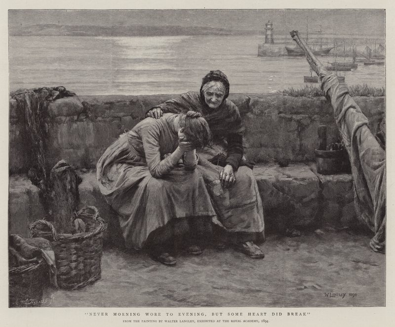 Never Morning Wore to Evening, mas algum coração fez Break de Walter Langley