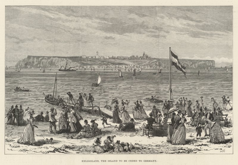 Heligoland, a ilha a ser cedida à Alemanha de Walter Paget