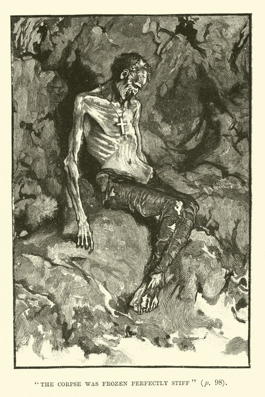 Ilustração para King Solomons Mines por H Rider Haggard de Walter Paget