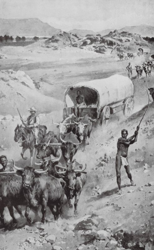 A Grande Viagem dos Bóeres ao Natal em 1835-36 (litografia) de Walter Paget