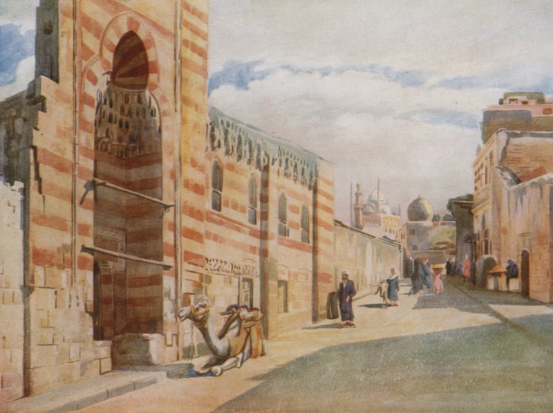 Uma mesquita no bairro Saida Zeineb, Cairo de Walter Spencer Stanhope Tyrwhitt