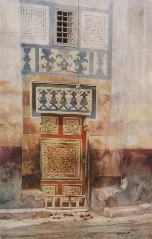 Porta de uma mesquita, Cairo de Walter Spencer Stanhope Tyrwhitt