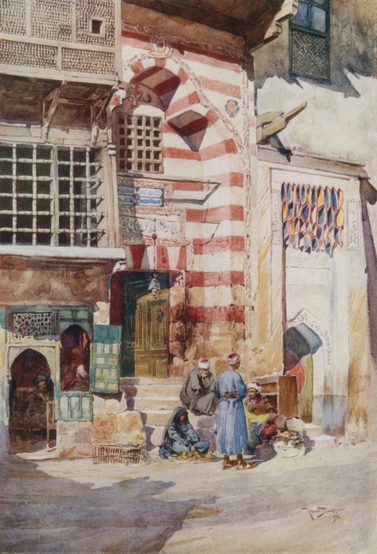 Em uma rua Cairene de Walter Spencer Stanhope Tyrwhitt