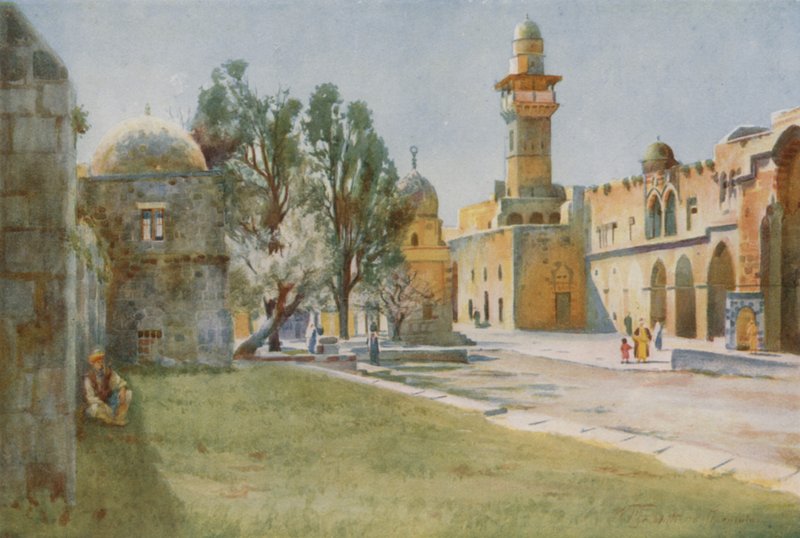 O Portão dos Mercadores de Algodão, Jerusalém de Walter Spencer Stanhope Tyrwhitt