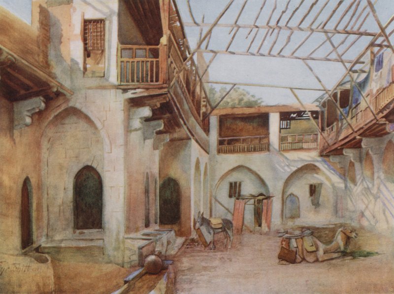 O Khan El Dobabiyeh, Cairo de Walter Spencer Stanhope Tyrwhitt
