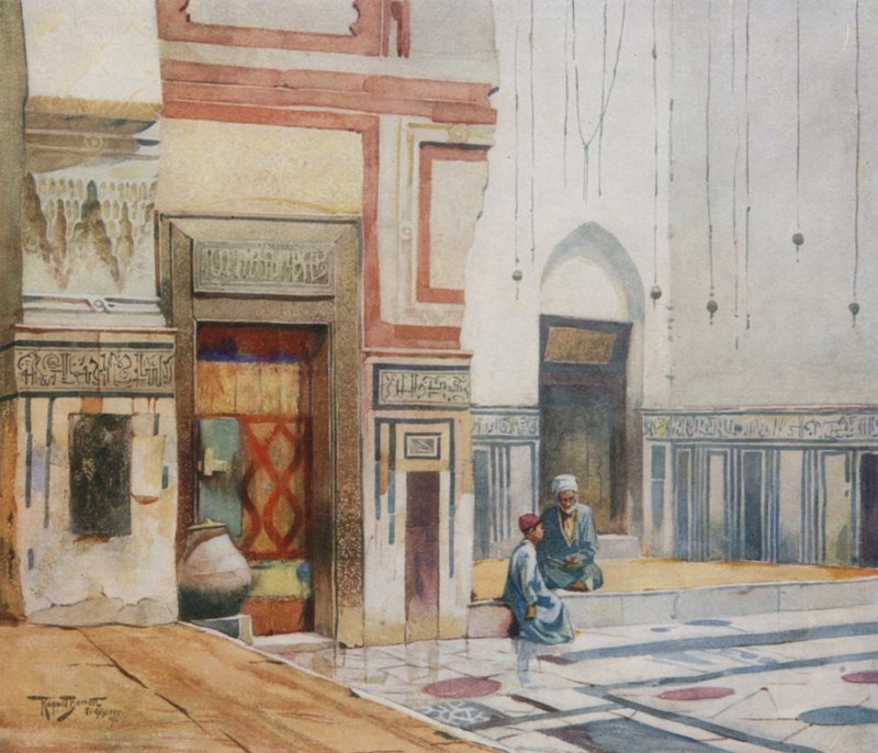 A, mesquita, el ghoree, cairo de Walter Spencer Stanhope Tyrwhitt