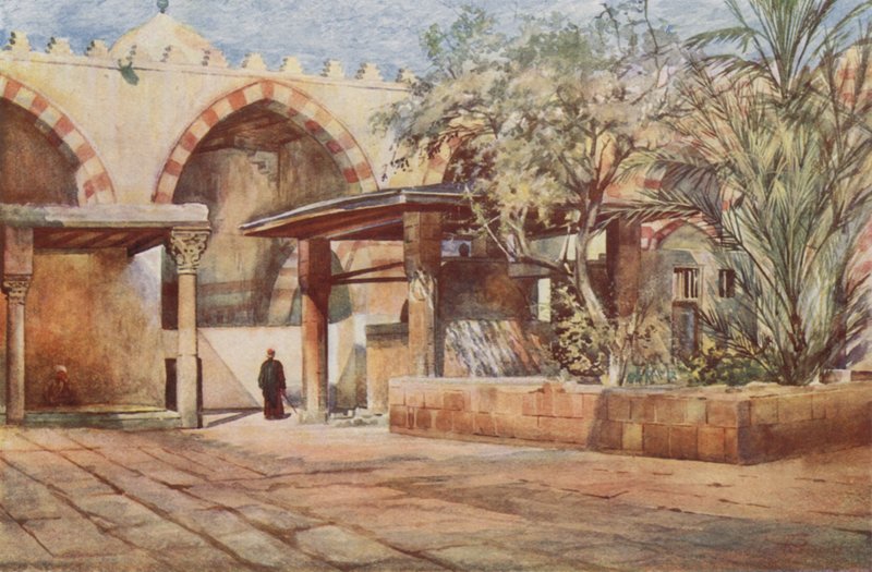 O local de lavagem, a mesquita de Ibrahim Agha de Walter Spencer Stanhope Tyrwhitt