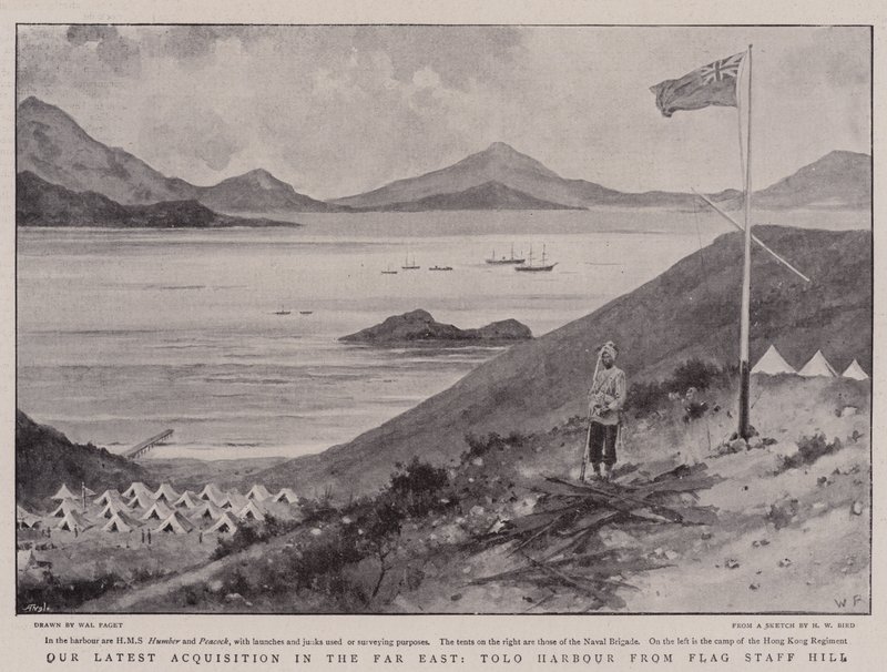 Nossa mais recente aquisição no Extremo Oriente, Tolo Harbour, da Flag Staff Hill de Walter Stanley Paget