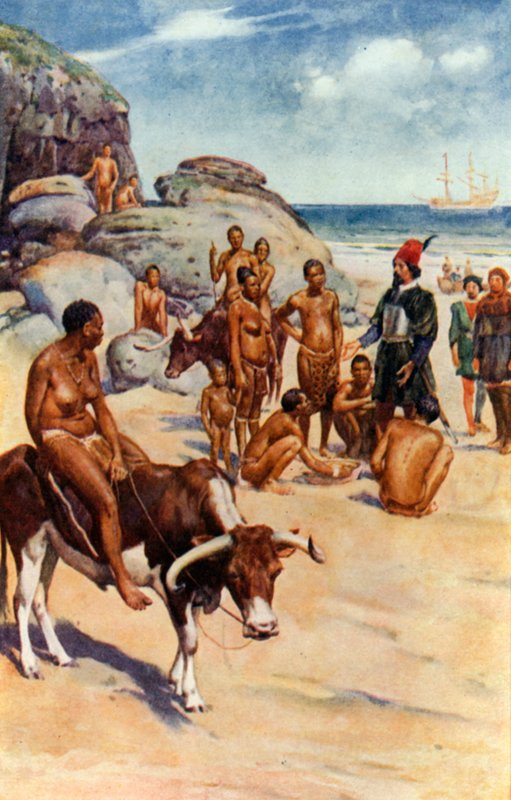 Os portugueses e os hotentotes de Walter Stanley Paget