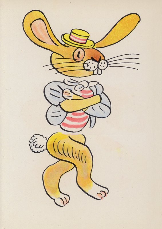 Figuras de livros infantis: Brer Rabbit (litografia a cores) de Walter Trier
