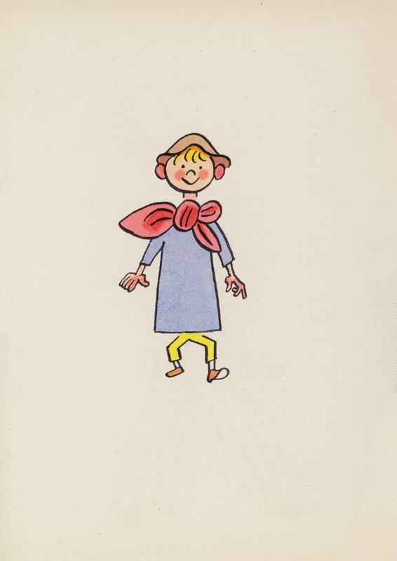 Figuras de livros infantis: Tom Thumb (litografia a cores) de Walter Trier