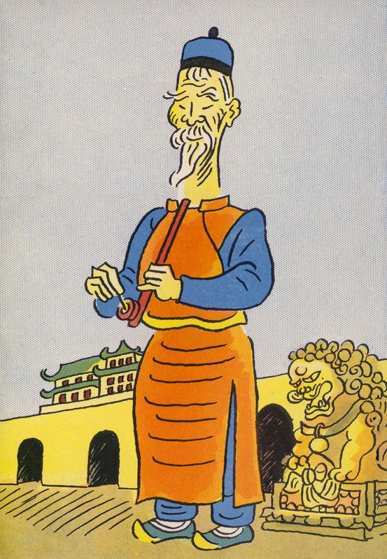Os fatos loucos de Walter Trier: China (litografia a cores) de Walter Trier