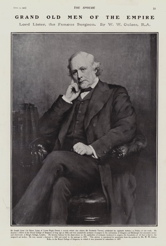 Joseph Lister de Walter William (after) Ouless