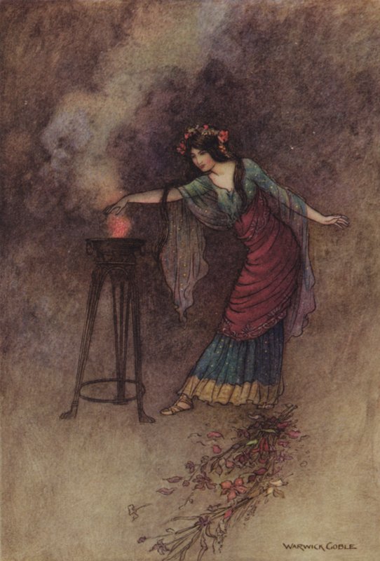 Geoffrey Chaucer, a lenda das boas mulheres de Warwick Goble