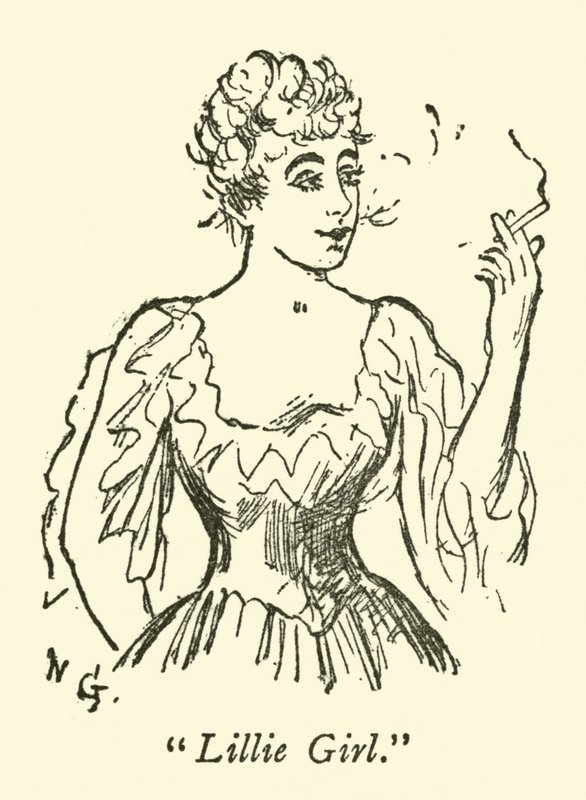 Garota Lillie de Weedon Grossmith