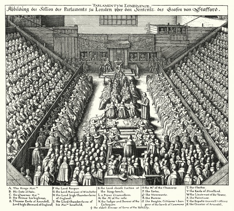 Julgamento de Thomas Wentworth de Wenceslaus (after) Hollar