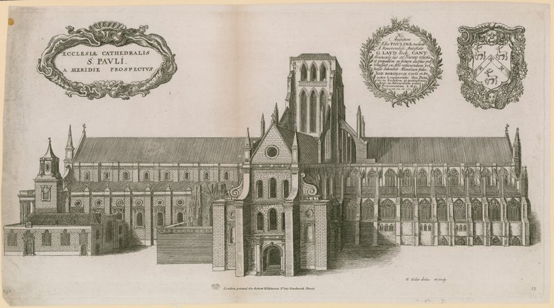 Catedral de São Paulo, Londres de Wenceslaus Hollar